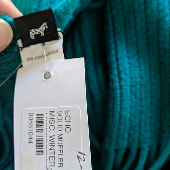 Echo New York New Muffler Tassel Long Scarf - Picture 4 of 4